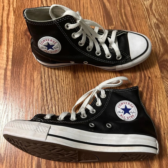 Leather Hi Top Converse - Picture 6 of 8